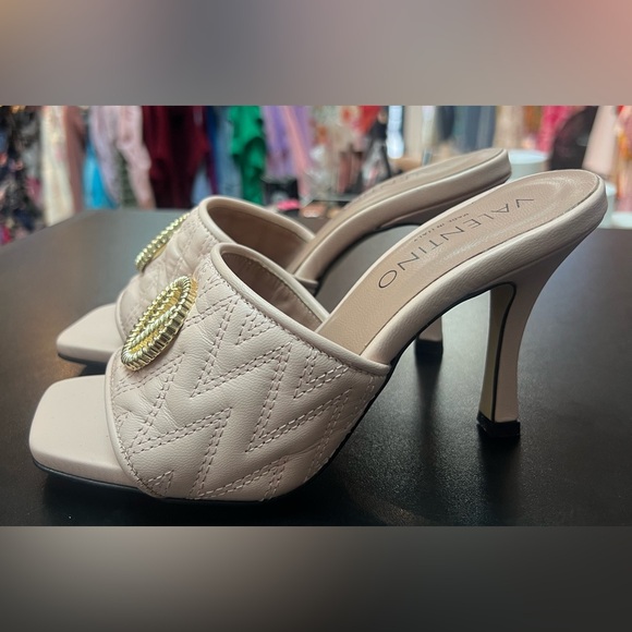 VALENTINO BY MARIO VALENTINO made in Italy Venere Mule Sandal light pink size 6 - Picture 1 of 8